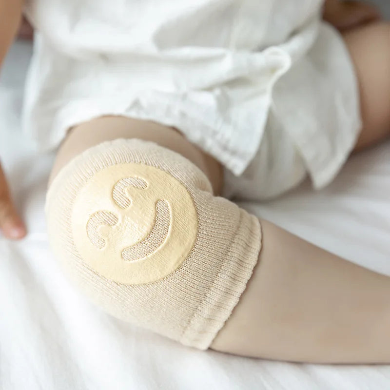 Zander - Soft Baby Knee Pads, Smiley (1 Pair)