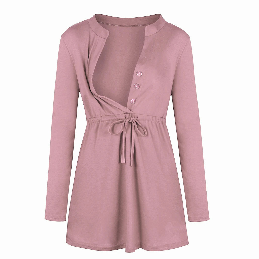 Zander - Maternity Long Sleeve Nursing Top