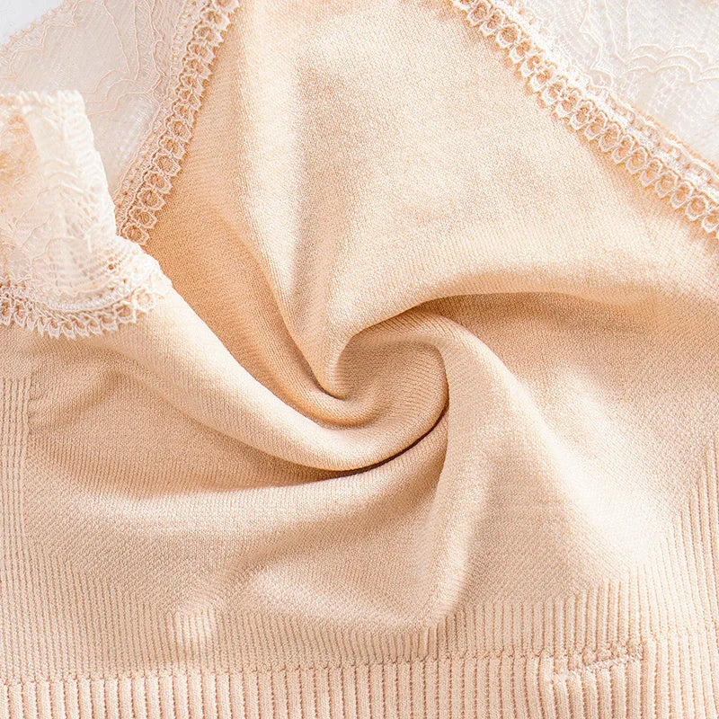 Zander - Maternity Front Open Soft Lace Bra, Maternal Support