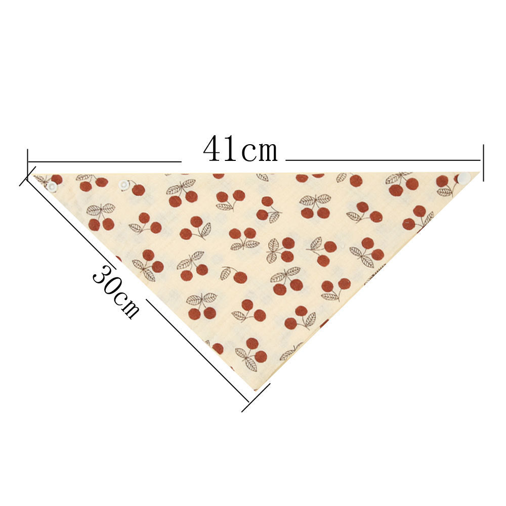 5-Pack Soft Baby Bibs with Snap Buttons