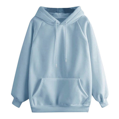 Solid Color Thick Minimalist Hoodie