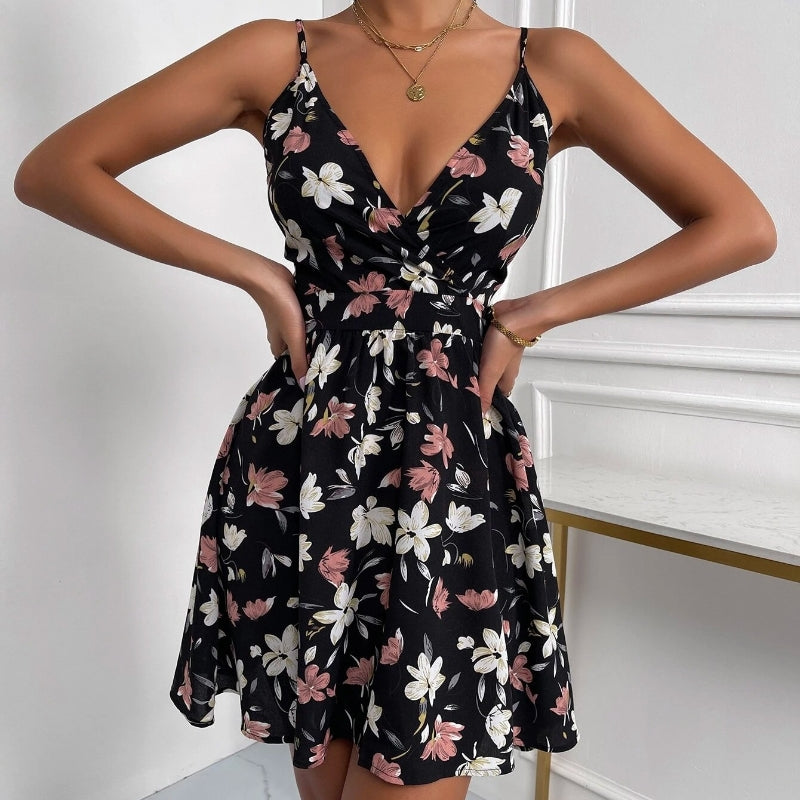 Floral French Slip Dress