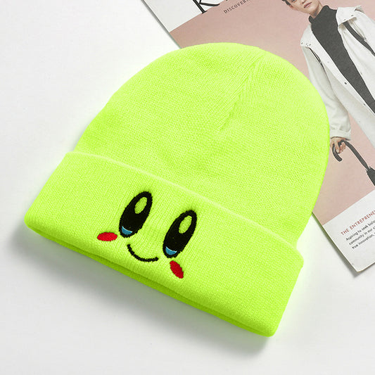 Happy Face Wool Beanie