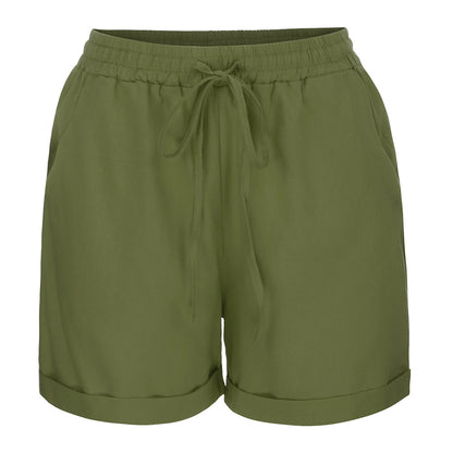 Casual Loose Fitting Cotton Shorts