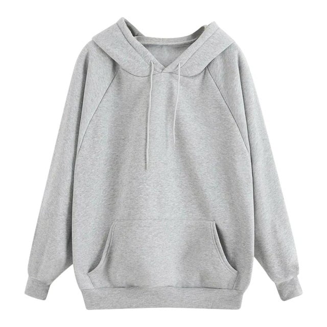 Solid Color Thick Minimalist Hoodie