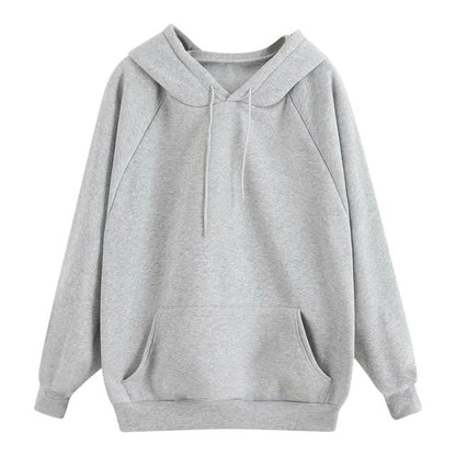 Solid Color Thick Minimalist Hoodie