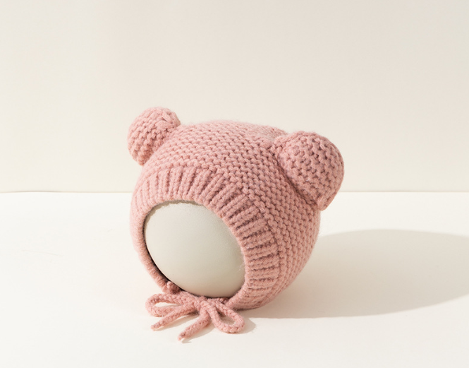 Adorable Baby Woolen Hat with Ears