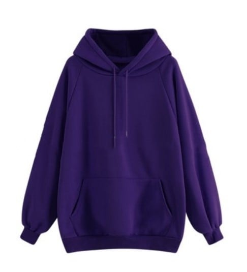 Solid Color Thick Minimalist Hoodie