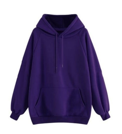 Solid Color Thick Minimalist Hoodie
