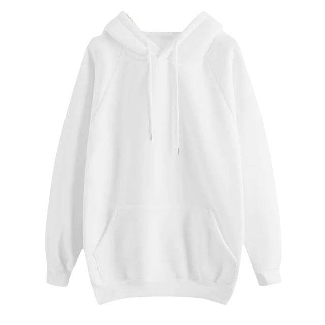 Solid Color Thick Minimalist Hoodie