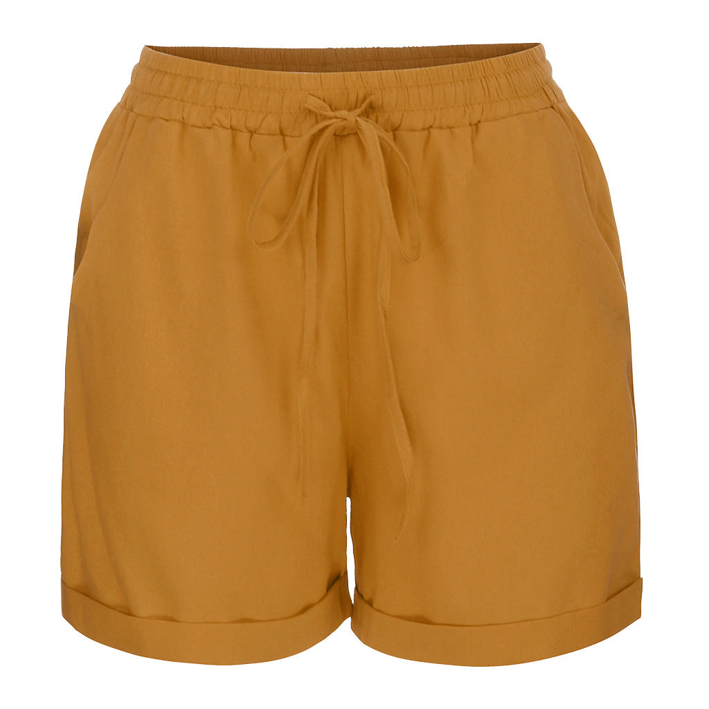 Casual Loose Fitting Cotton Shorts