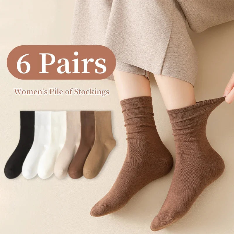 Zander - 6 Pack, Premium Cozy Solid Socks