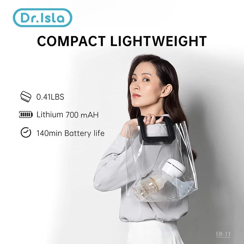 Electric Breast Pump With LED Display – Quiet, USB Rechargeable