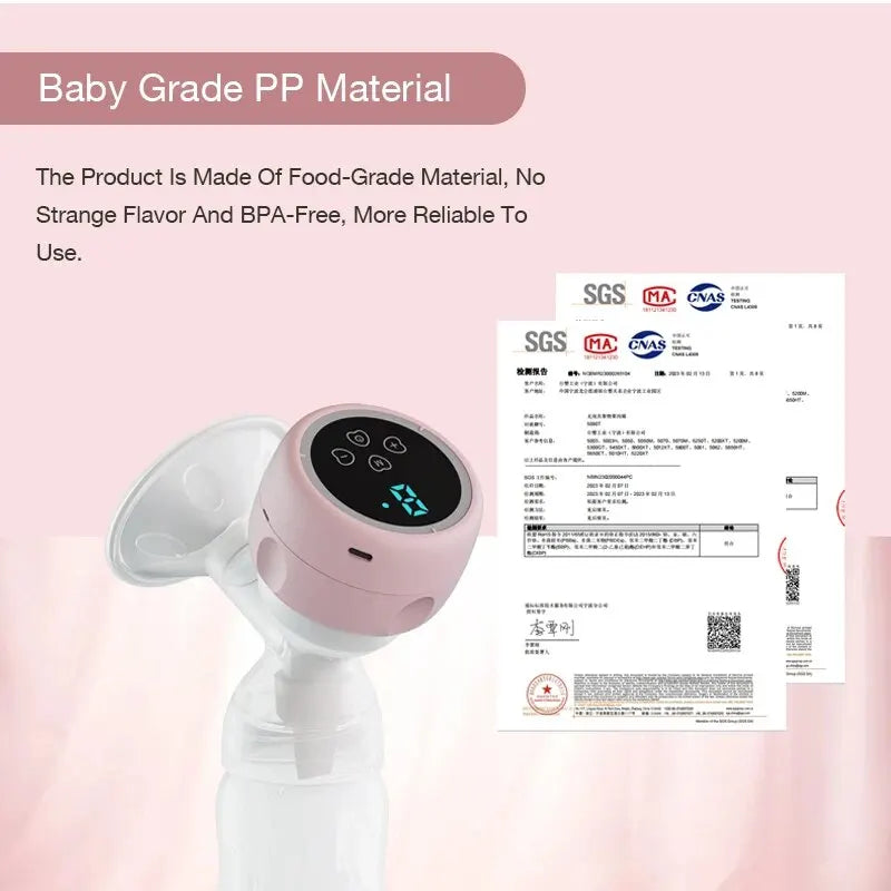 Zander - Mini Portable Electric Breast Pump with LED Screen