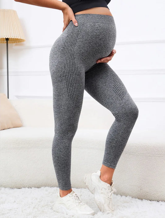 Zander - Maternity High Waisted Leggings, Belly Support