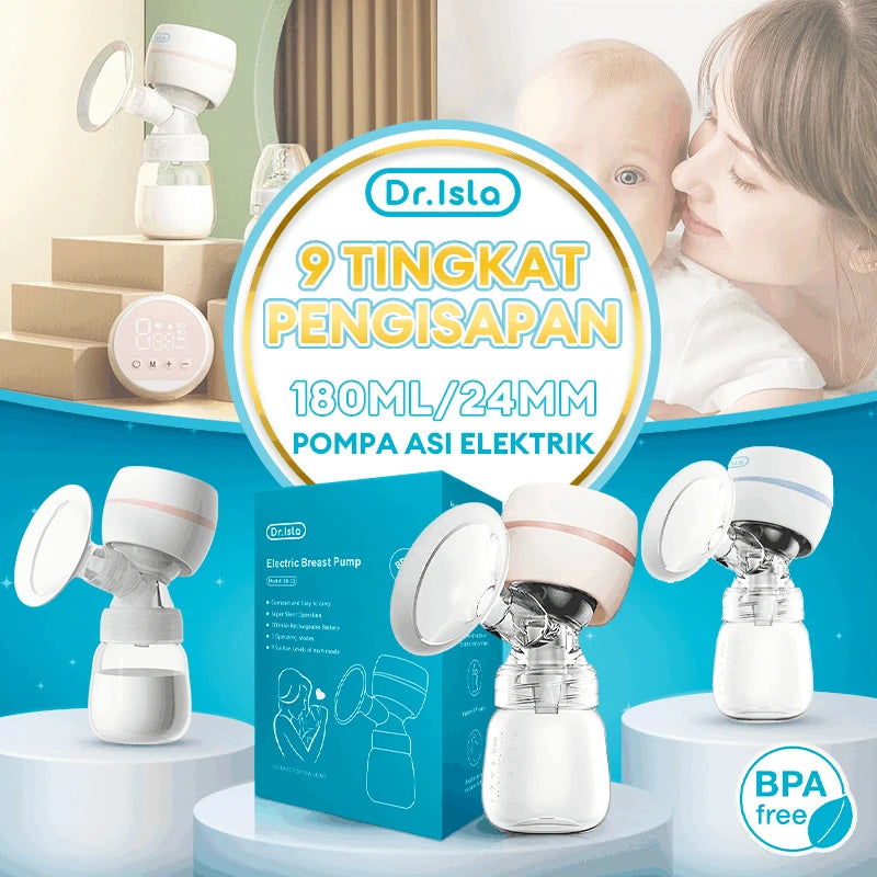 Electric Breast Pump With LED Display – Quiet, USB Rechargeable
