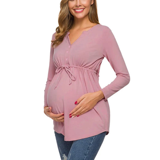 Zander - Maternity Long Sleeve Nursing Top