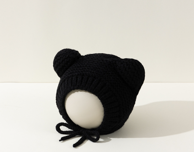 Adorable Baby Woolen Hat with Ears