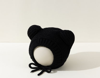 Adorable Baby Woolen Hat with Ears