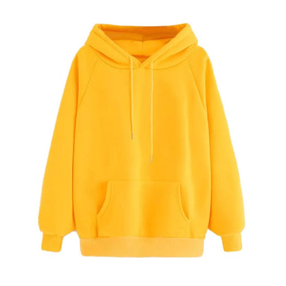 Solid Color Thick Minimalist Hoodie