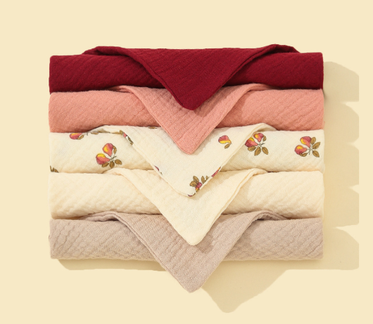 5-Pack Soft Baby Bibs with Snap Buttons