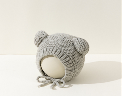 Adorable Baby Woolen Hat with Ears