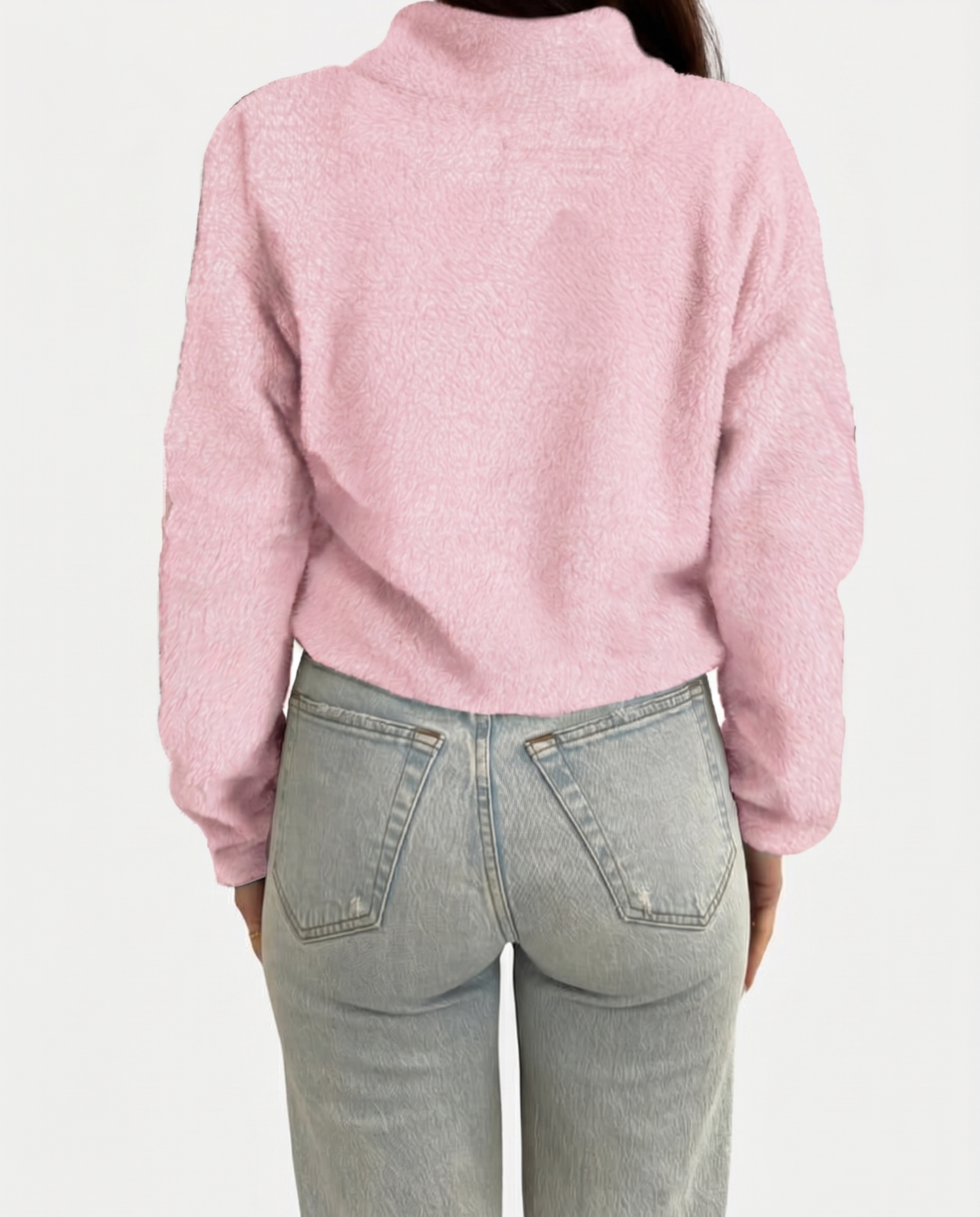 Solid Color Soft Turtleneck Pullover Sweater