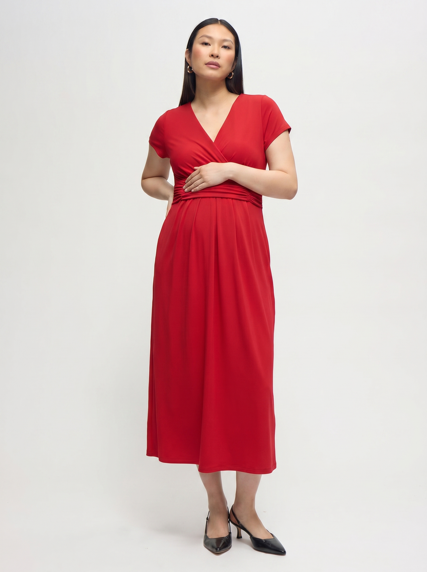 Maternity Stretch Dress for Expecting Mothers